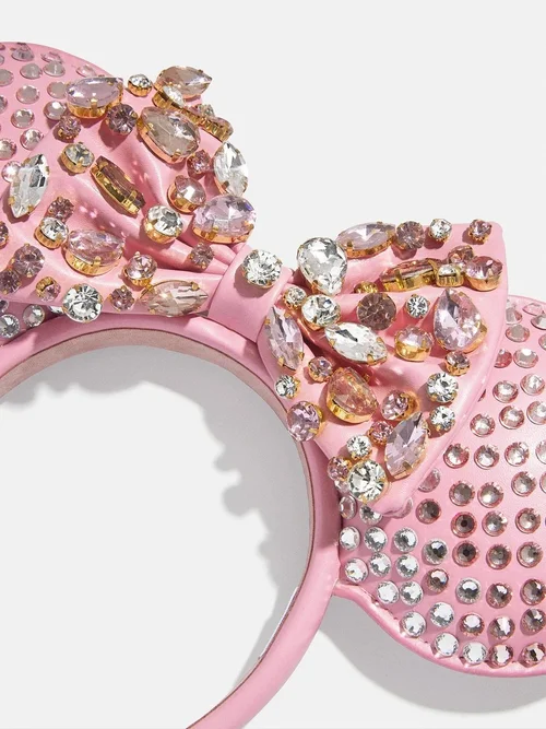 Disney x BaubleBar Minnie Mouse Pink Crystal Ear Headband